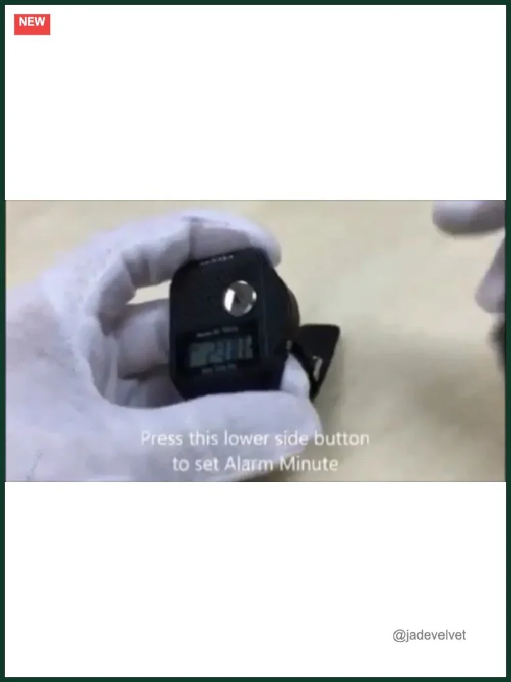 Atomic Talking Watch for Seniors Blind Low Vision Large LCD Digital